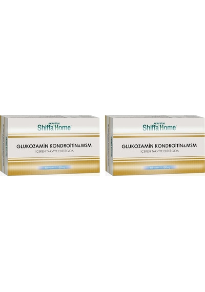 Glucosamine Chondroitin Msm Tablet 1150Mg X 60 Adet 2 Kutu