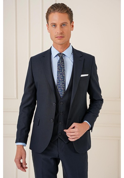 Efor Slim Fit Lacivert Klasik Takım Elbise Tk 896 Lacivert