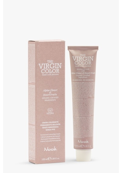 Nook Virgin Color Profesyonel Saç Boyası 100ml-açık Kestane Maun/vişne Çürüğü 5.5-mogano Şarap Kızılı