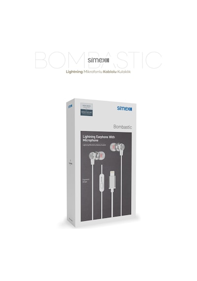 Simex İphone X-11-12-13-14 Serileri Uyumlu Bluetooth Bağlantılı İphone Kablolu Mikrofonlu Kulaklık Spd-04 Diğer