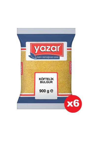 Yazar Köftelik Bulgur 6 x 900 G
