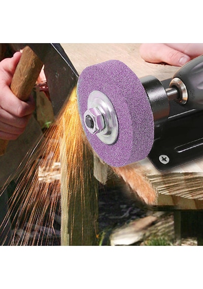 Homyl Elektrikli Matkap Kesme Standı Taşlama Pembe-disk