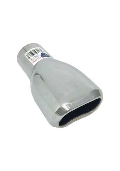 Carmind Oval Yan Kesik Kromajlı Egzoz Ucu C-419d