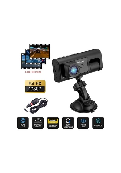 Aoyingnettech Yurt Yönlü 3 Kameralı Araç Dvr Kayıt Cihazı - 1080p Hd İç/dış Kamera