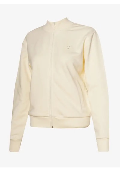 Hummel Pulse Female Zip Adın Sweatshirt Beyaz