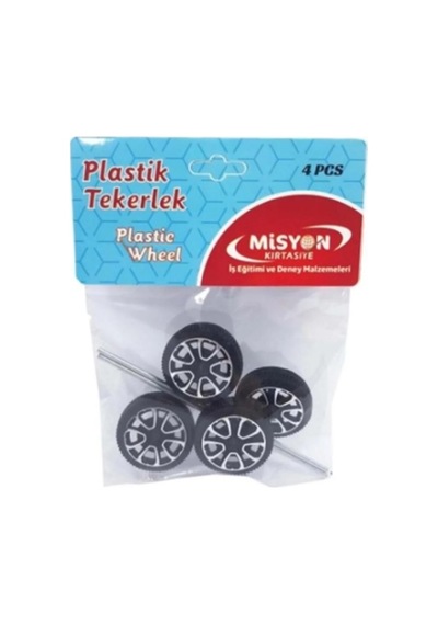 Misyon Plastik Maket Tekerlek Seti 4lü - 2 Paket