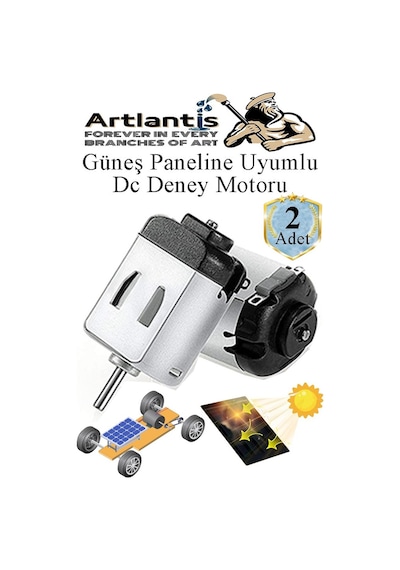Mini Solar Motor 2 Adet Varistor Dc Motor Güneş Paneline Uyumlu Motor 3 Volt Deney Okul Proje Hobi Yüksek Devirli