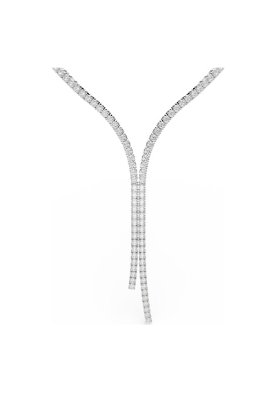 5707988 Swarovski Kolye Matrıx:tn Long Whıte/rhs Metal