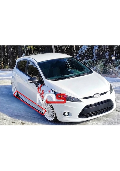 Ford Fiesta Aero Marşpiyel Takım Fiberglass Boyasız