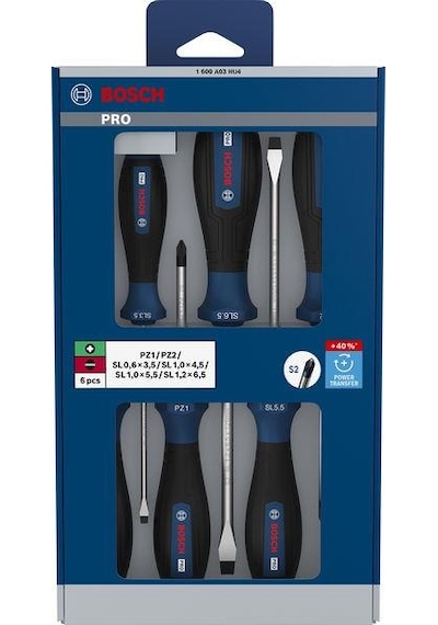 Bosch Pro Pz/sl 6'lı Tornavida Seti 1600a03hu4