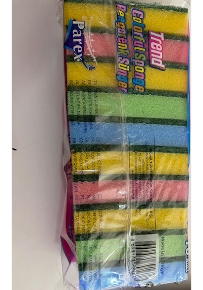 Parex Trend 10 Lü Renkli Sünger