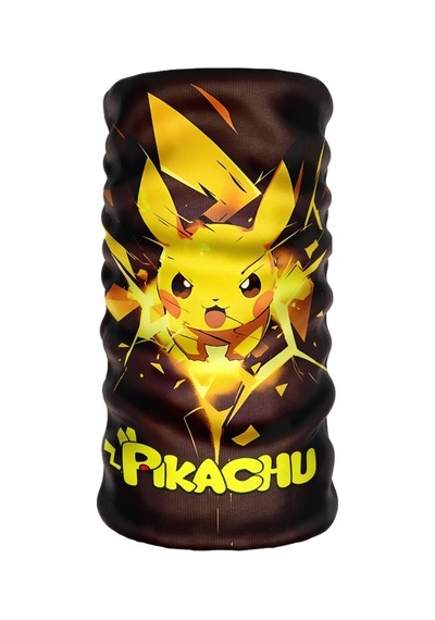 Bebo Store Extreme Spor Motor Ve Bisiklet Kullananlara Özel Desenli Reflektörlü Buf Boyunluk Bandana Balaklava Pokemon-180 Çok Renkli
