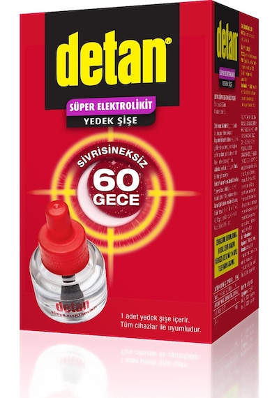 Detan Süper Elektrolikit Cihaz Sivrisineksiz 60 Gece 4'lü Set