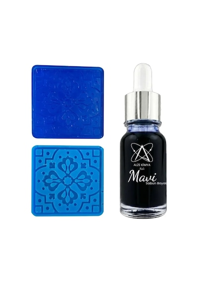 Mavi Sabun Boyası Sıvı Pigment Sabun Yapımına Uygun 10 Ml Renk