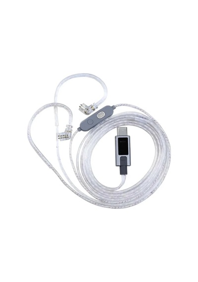 Kz M2 Usb Type-c Dsp/dac Çift Mikrofonlu Gümüş Kaplama Yükseltme Kablosu