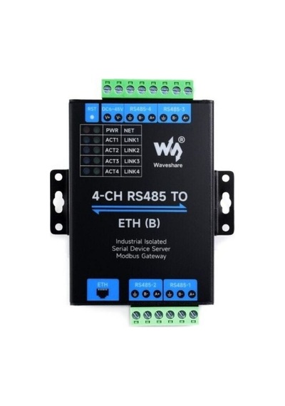 4 Kanal Endüstriyel İzolasyonlu Rs485 To Rj45 Ethernet Server Modülü - 26360