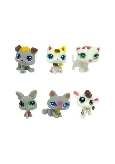 Pet Star Little 6'lı Sevimli Hayvanlar Figür Seti -1 Minişler