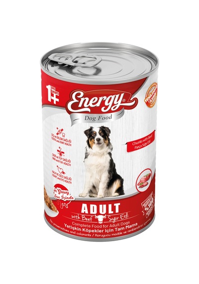 Energy Sığır Etli Yetişkin Köpek Maması 10 x 415 G