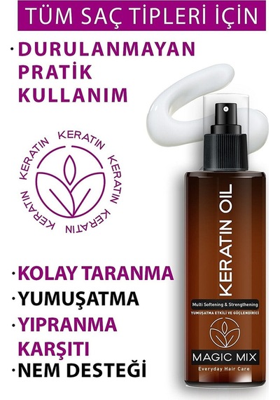 Procsın Magic Mix Aşırı Yıpranmış Saçlar İçin Keratin Yağı 110 ML