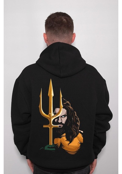 Aquaman Jason Momoa Deniz Oceans King Sweatshirt Unisex Kapüşonlu Hoodie 001