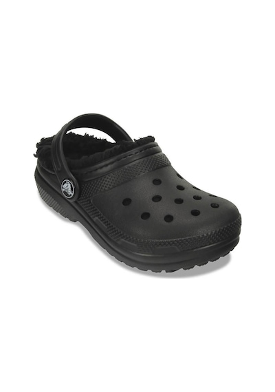 Crocs Classic Lined Clog T Çocuk Terlik - Siyah