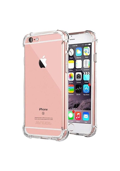 Apple Uyumlu iPhone 6S Plus Shockproof Ultra Koruyucu Seffaf Sert Silikon Kapa 455741296