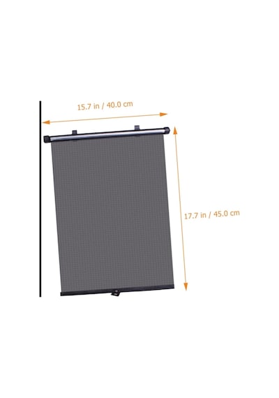 Makaralı Otomatik Yan Cam Perde 2'Li 36x54cm Güneşlik- Araç Cam Güneşliği