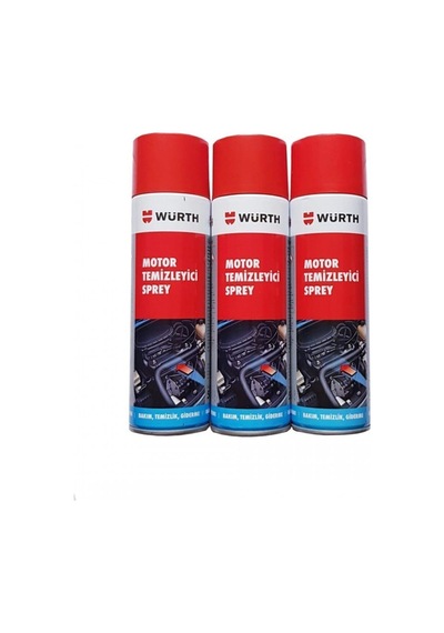 Motor Temizleme Spreyi 500 Ml 3 Lü Set
