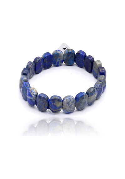 Lapis Lazuli Taşlı Bay Bayan Doğal Taş Bileklik 201025828 Çok Renkli