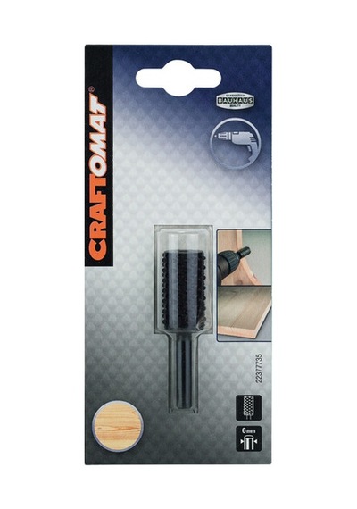 Craftomat Silindirik Ahşap Raspa 15x60