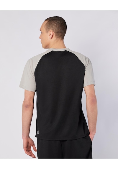 Kappa Kuby Tee Erkek Siyah-gri Regular Tişört Siyah - Gri