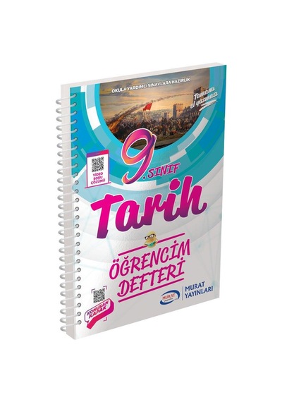 9.Sınıf Tarih Öğrencim Defteri Murat Yayınları