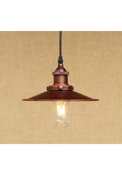 Mylights Retro Bakır Eskitme Tekli Sarkıt Avize 23 Cm (423971981)