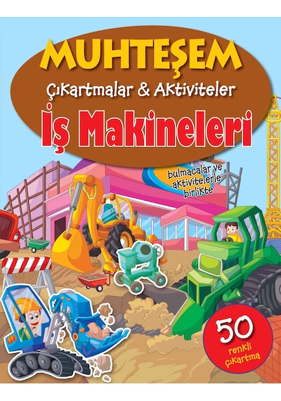 Muhteşem Çıkartmalar Ve Aktiviteler - İş Makineleri - Fglt-762103