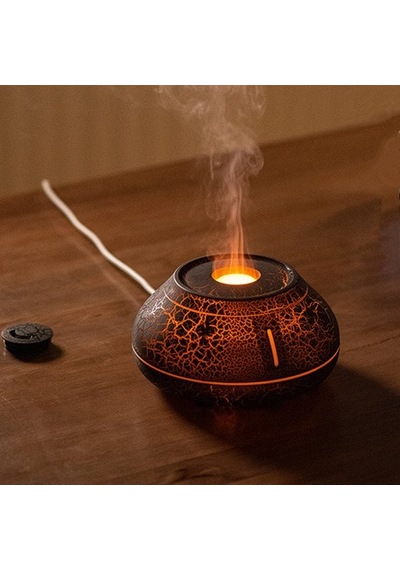 Çeşithane 150ml Alev Efektli Aroma Difüzör Ultrasonik Hava Nemlendirici Led