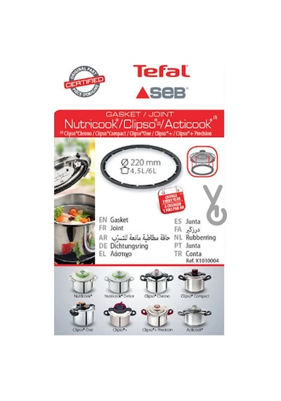 Tefal X1010004 Nutricook/clipso/acticook 4,5l/6l D