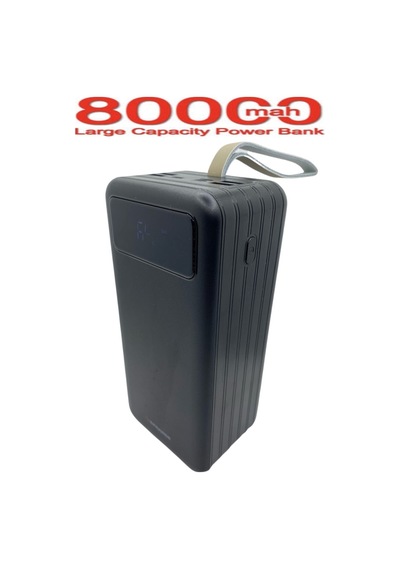 Powerbank 80.000 Mah Akım Korumalı Ledli Powerbank 80000 Amper Power Bank Renkli
