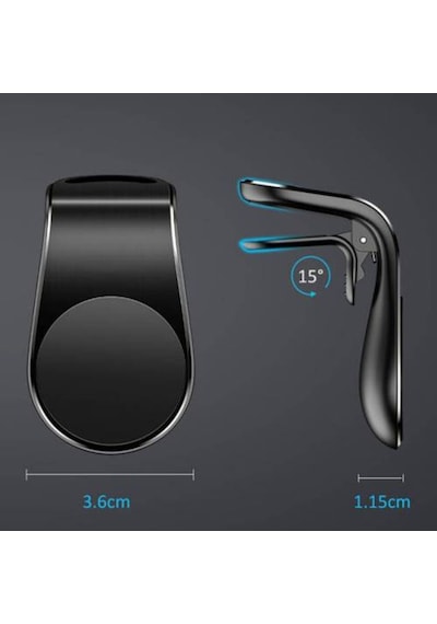 Powerway Tt23 Mıknatıslı Araç Içi Telefon Tutucu Mandallı L-Type
