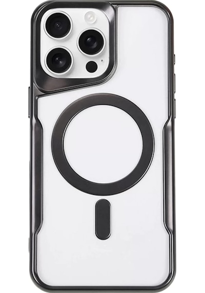 Newface Apple İphone 14 Pro Kılıf Boyi Magsafe Silikon Kapak - Siyah