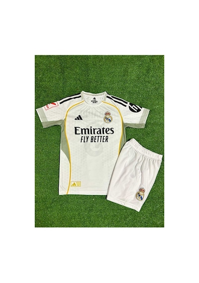 Real Madrid 2025/26 Yeni Sezon Kylian Mbappe İç Saha Çocuk Formas Çok Renkli