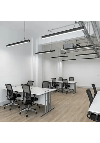 Cata Ct 9080 50w Sıva Üstü Linear Armatür 6400k Beyaz Işık Siyah