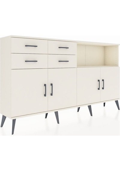 Arges Konsol 4 Raflı 4 Çekmeceli 4 Kapaklı 176x30x99 Aytaşı-aytaşı Aytası - Aytası Arges Konsol 4 Raflı 4 Çekmeceli 4 Kapaklı 176x30x99 Aytaşı-aytaşı Aytası - Aytası