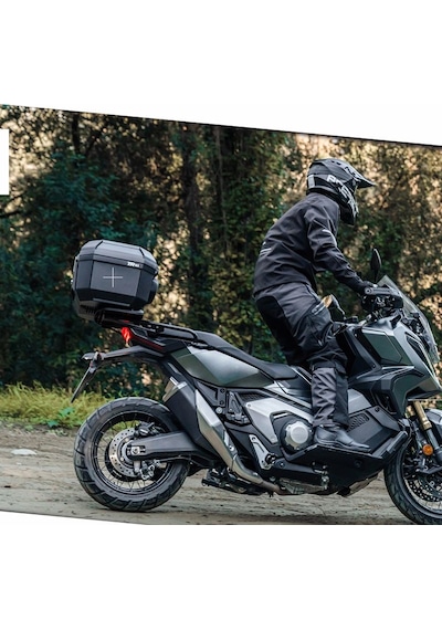 Tr41 Silver Motosiklet Arka Çanta 41 Litre Kapasiteli Top Case Motor Çanta Alümimyum Çok Renkli