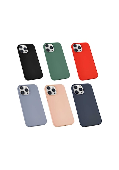 Apple Uyumlu iPhone 13 Pro Uyumlu Zore Silk Silikon-kırmızı Kirmizi -