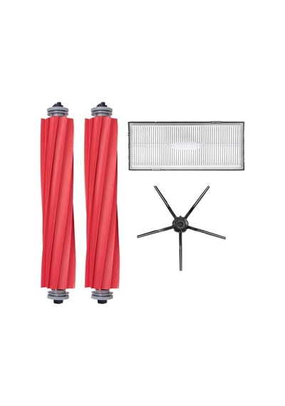 Mija Roborock S7 Sonic Uyumlu 4 Parça Yedek Filtre Fırça Seti Siyah 701051S7S