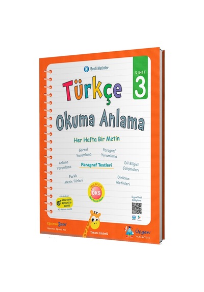 3.Sınıf Türkçe Okuma Anlama -  Üçgen Yayınları