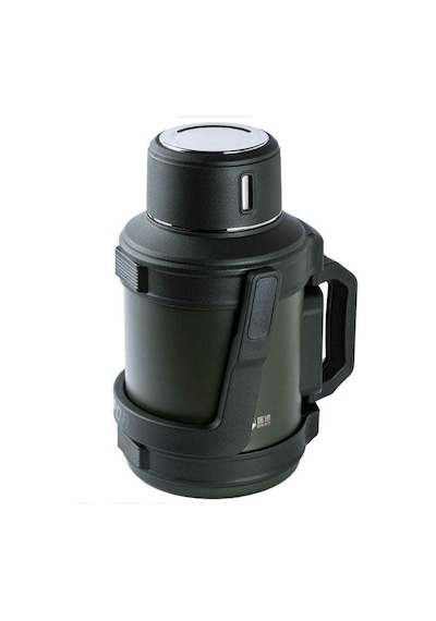 Tantitoni Okadı Outdoor Yeşil Kulplu Paslanmaz Çelik Termos 3 Litre