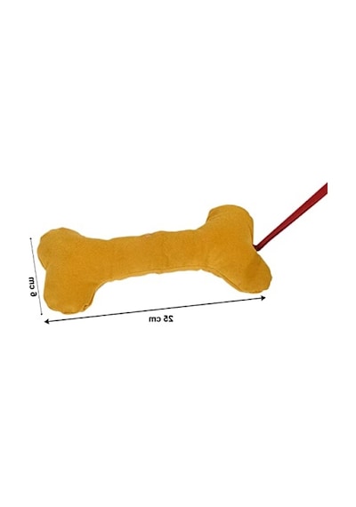 İpli Çekiştirmeli Kumaş Köpek Kemik Oyuncak - 25 Cm