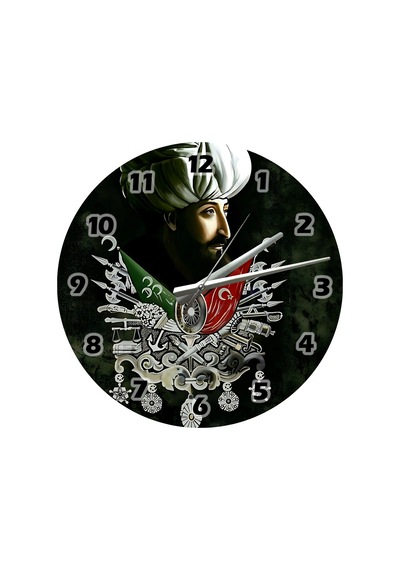 Ti-play Fatih 30x30cm Akrilik Dekoratif Modern Duvar Saati ÇOk Renkli