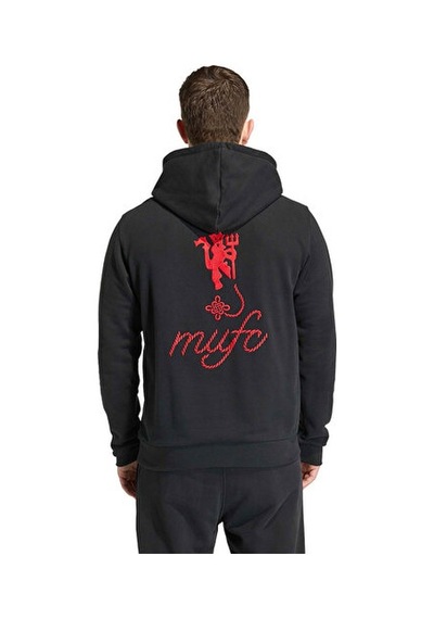Adidas Mufc Cs Hd Erkek Futbol Sweatshirts Jm5565 Siyah Siyah